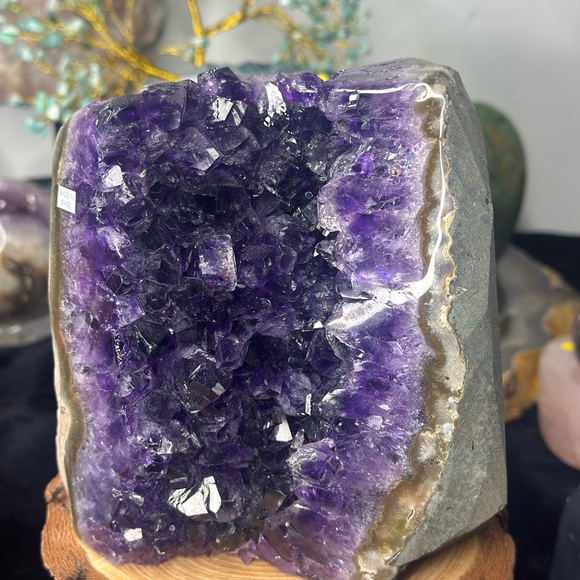 💜 Super High-Grade Deep Purple Jelly Amethyst Freeform – Raw Crystal Uruguay 💜 - Picture 3 of 9